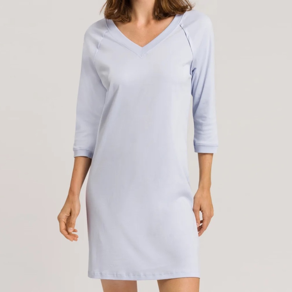Hanro Pure Essence 3/4 sleeve sleep shirt/nightgown